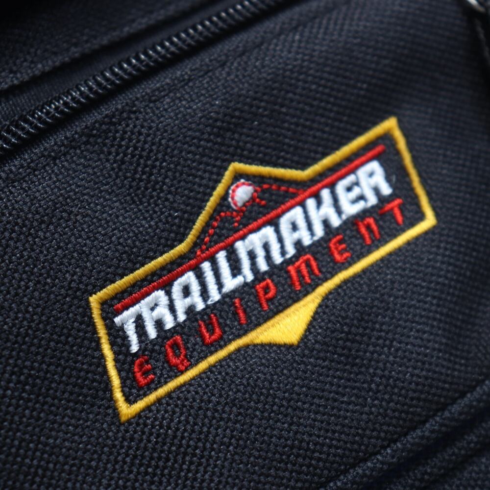 Trail Maker Fanny Pack Unisex Black Blue Nylon Purse Pouch Bag Adjustable Strap - Picture 13 of 15